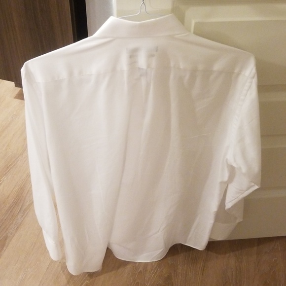 Geoffrey Beene White Fitted Dress Shirt - Picture 5 of 5